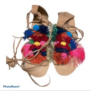 Summer strappy sandals